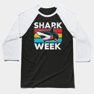 Shark Week // Beach Vacation Baseball T-Shirt